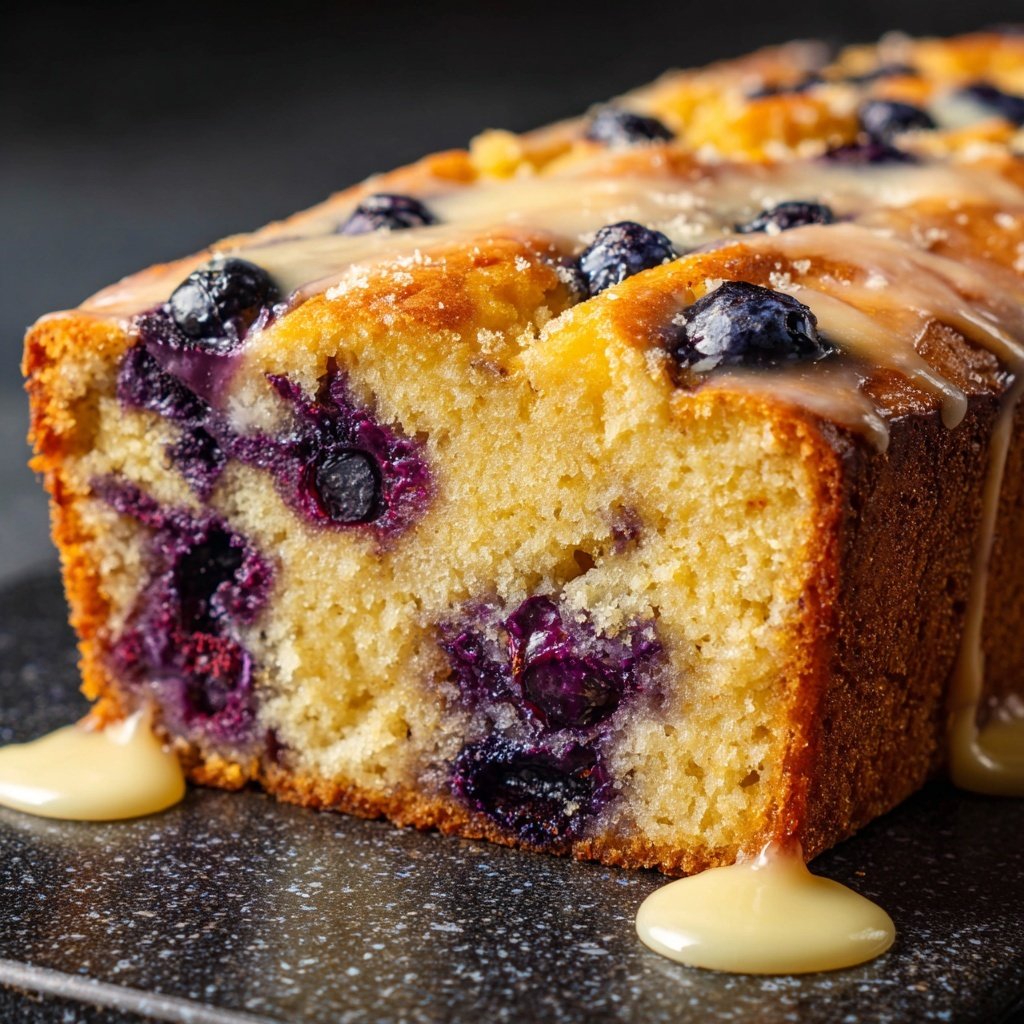 Baking & Desserts Lemon Blueberry Loaf Cake