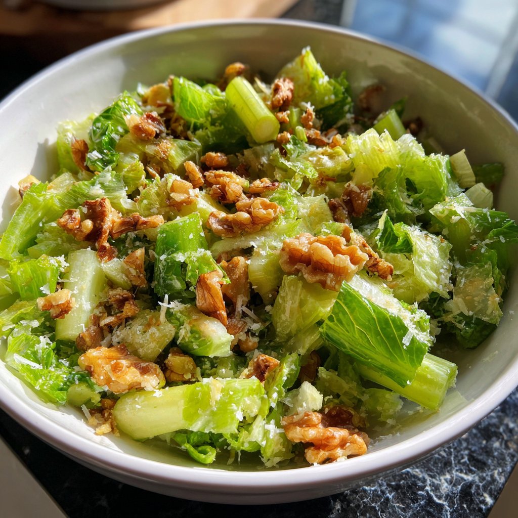 Celery Salad With Walnuts And Parmesan