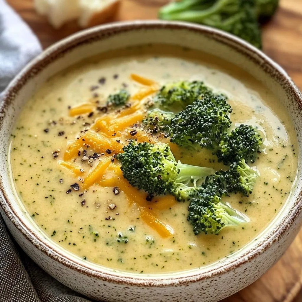 Easy Panera Copycat Broccoli Cheddar Soup Recipe