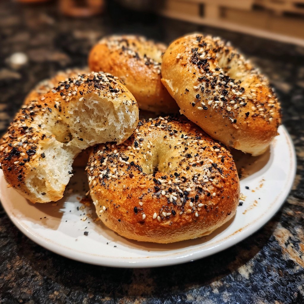 Protein Bagels Boiled And Baked