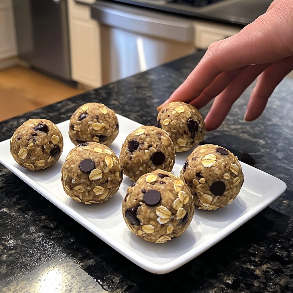 Protein Balls with Almond Milk