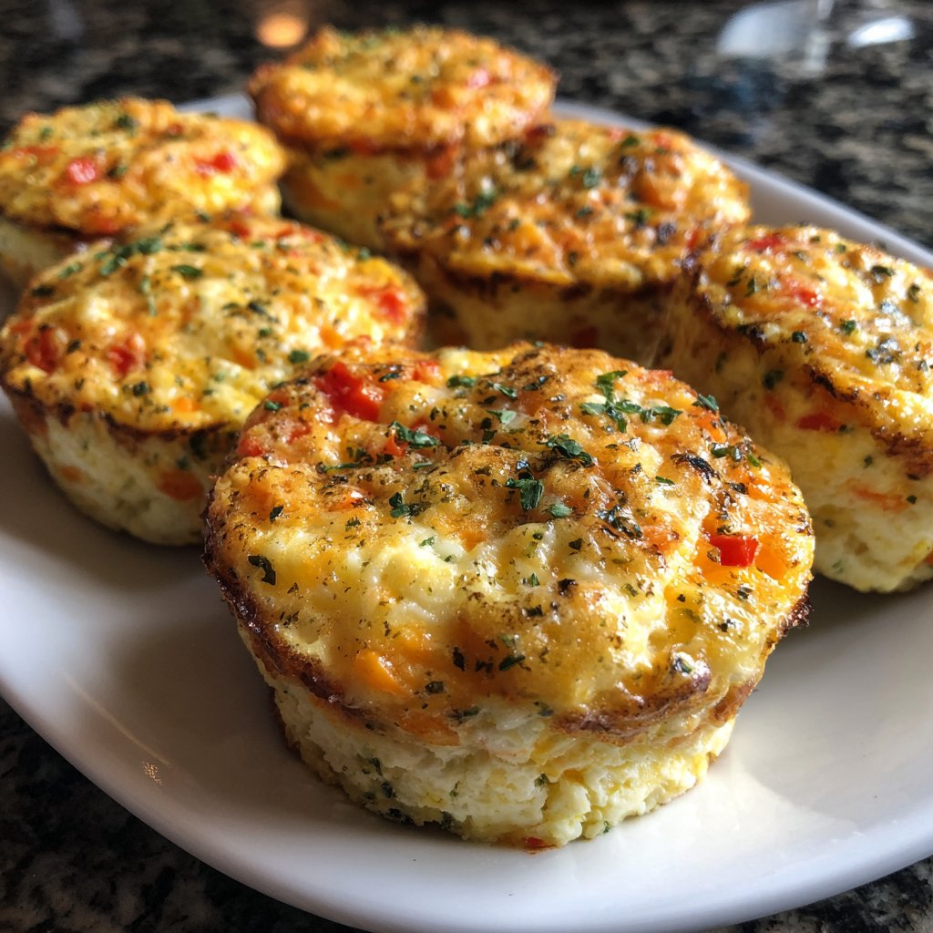Keto Breakfast Egg And Cheese Cups