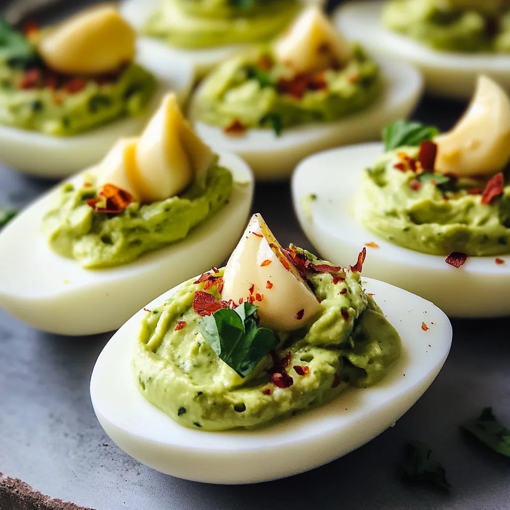 Avocado Deviled Eggs