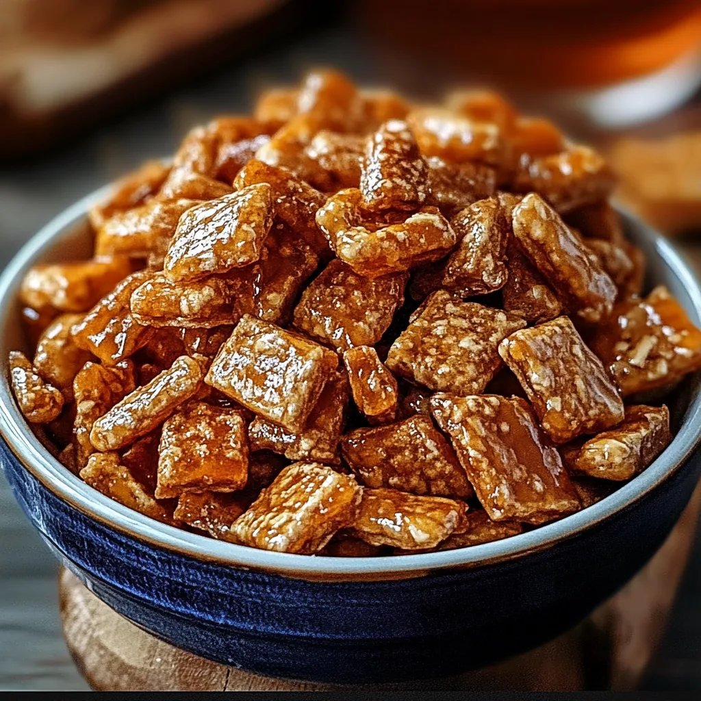 Irresistible Toffee Chex Mix