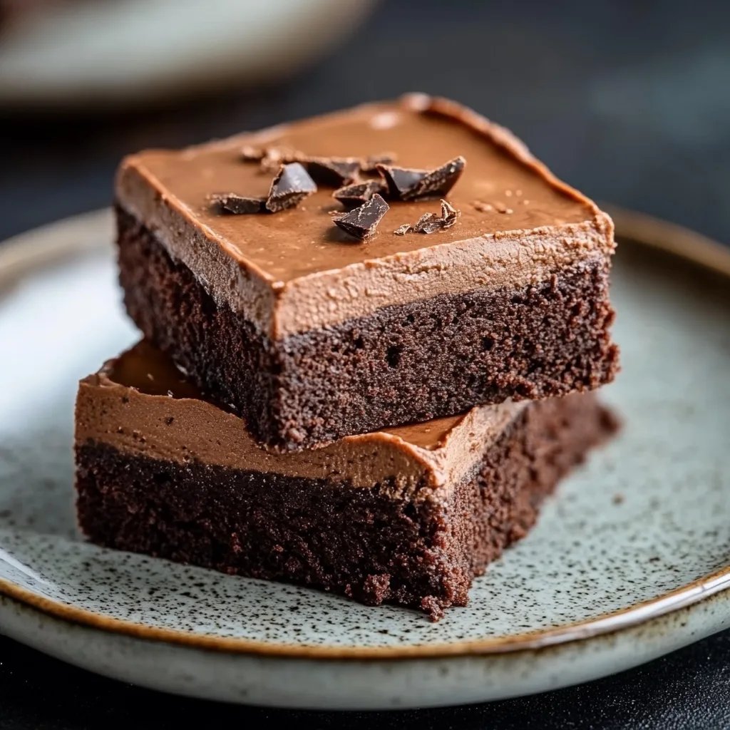 Chocolate Mousse Brownies