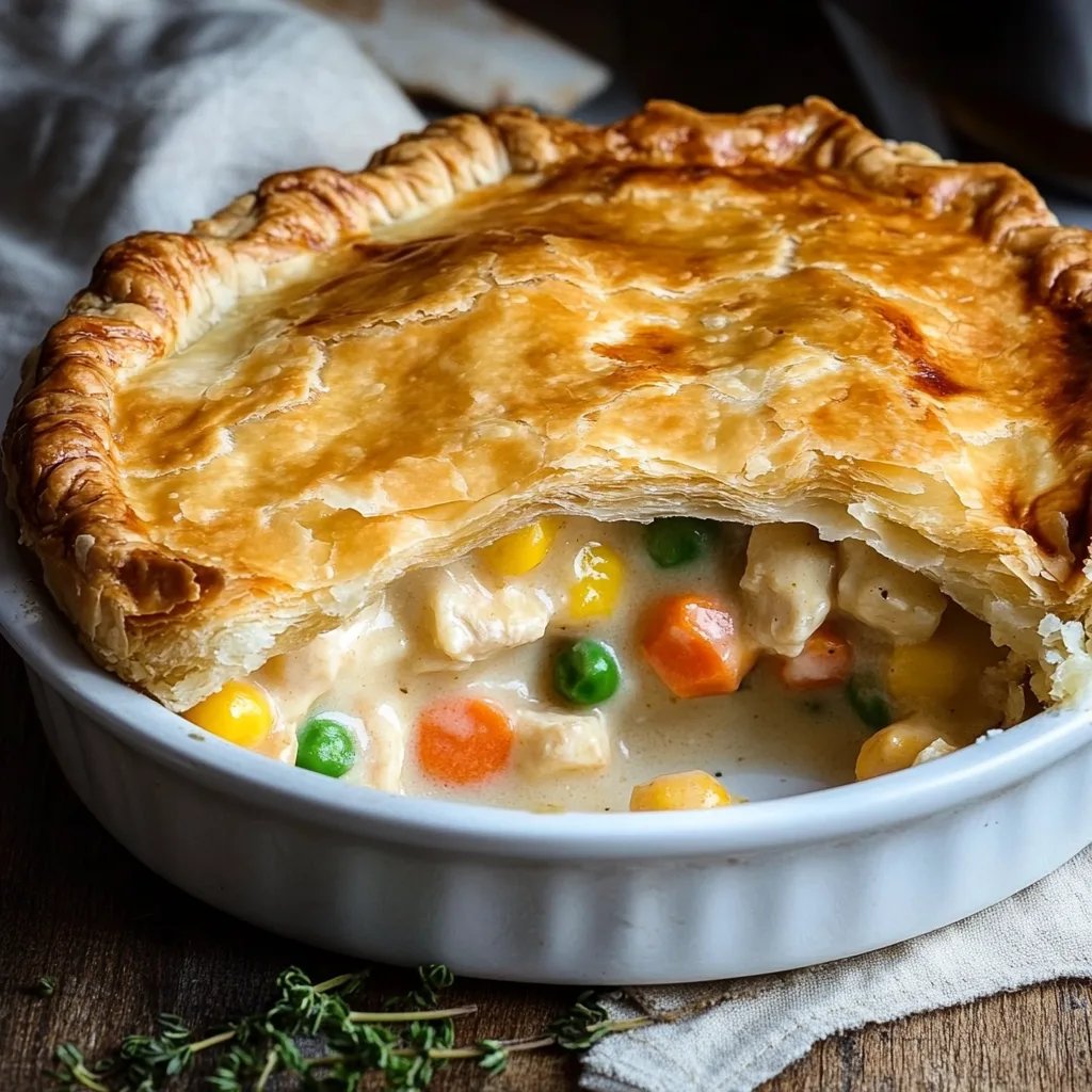 Ultimate Homemade Chicken Pot Pie with Flaky Crust and Creamy Filling