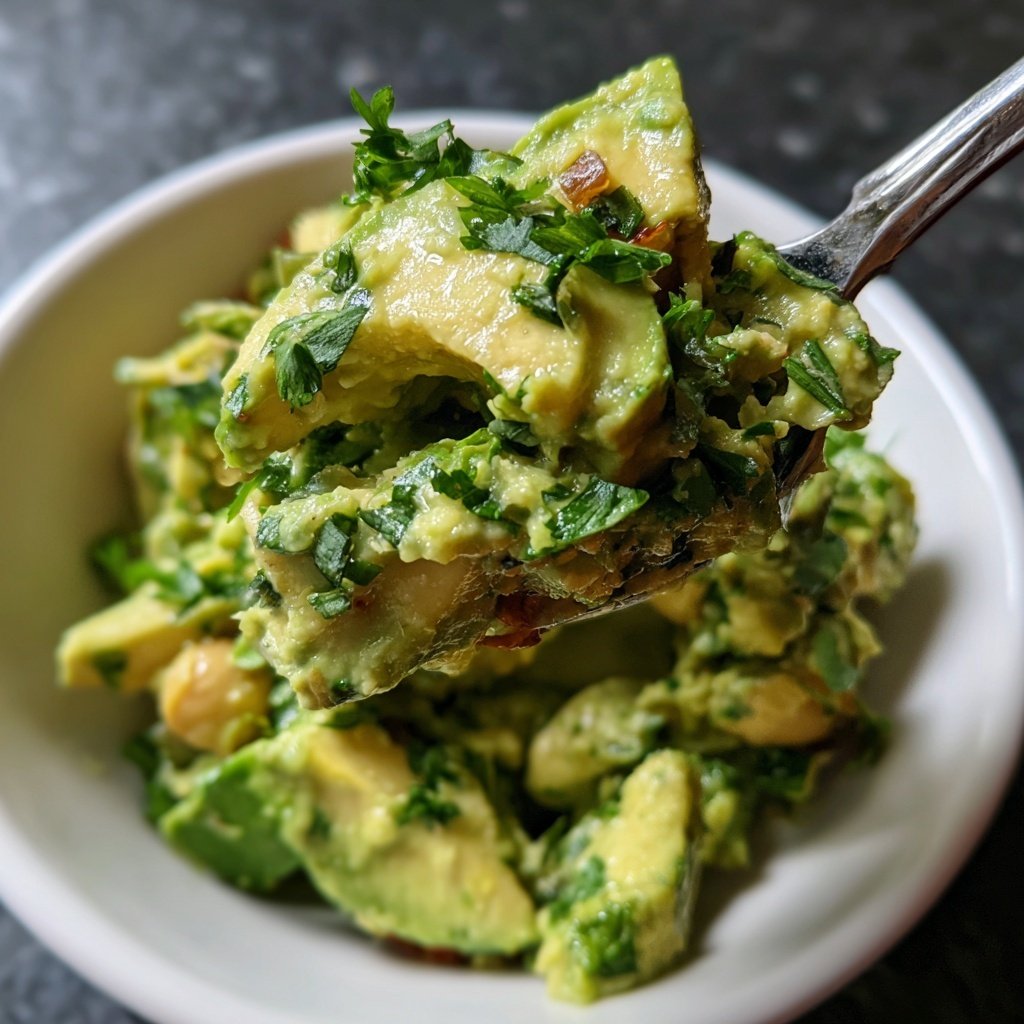 Healthy & Light Avocado Chickpea Salad