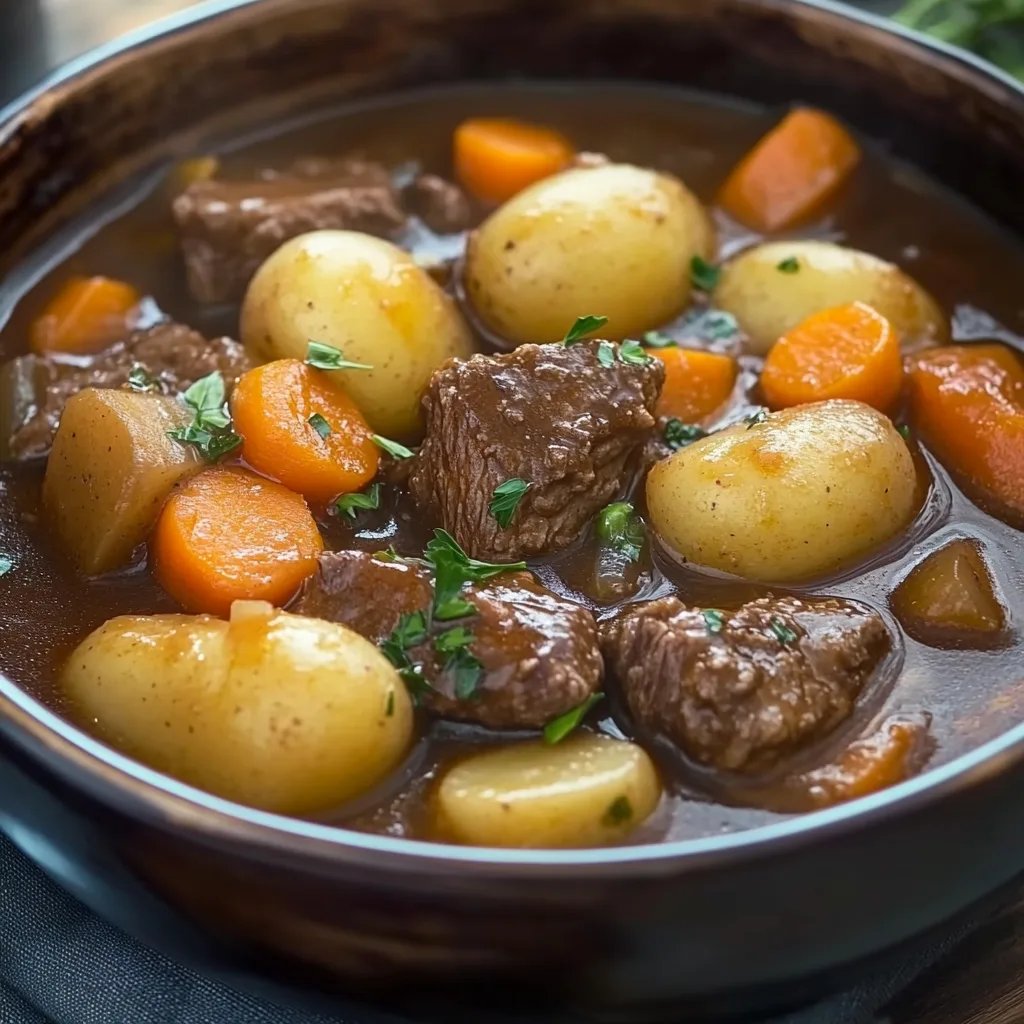 Beef Stew with Baby Potatoes and Carrots
