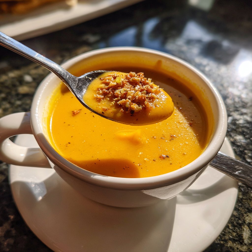 Squash Soup with Leeks