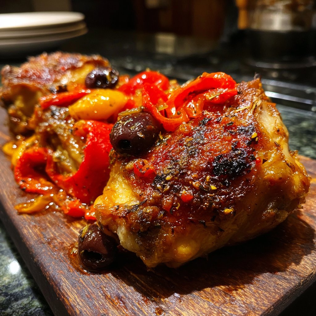 Mediterranean Baked Chicken With Vegetables