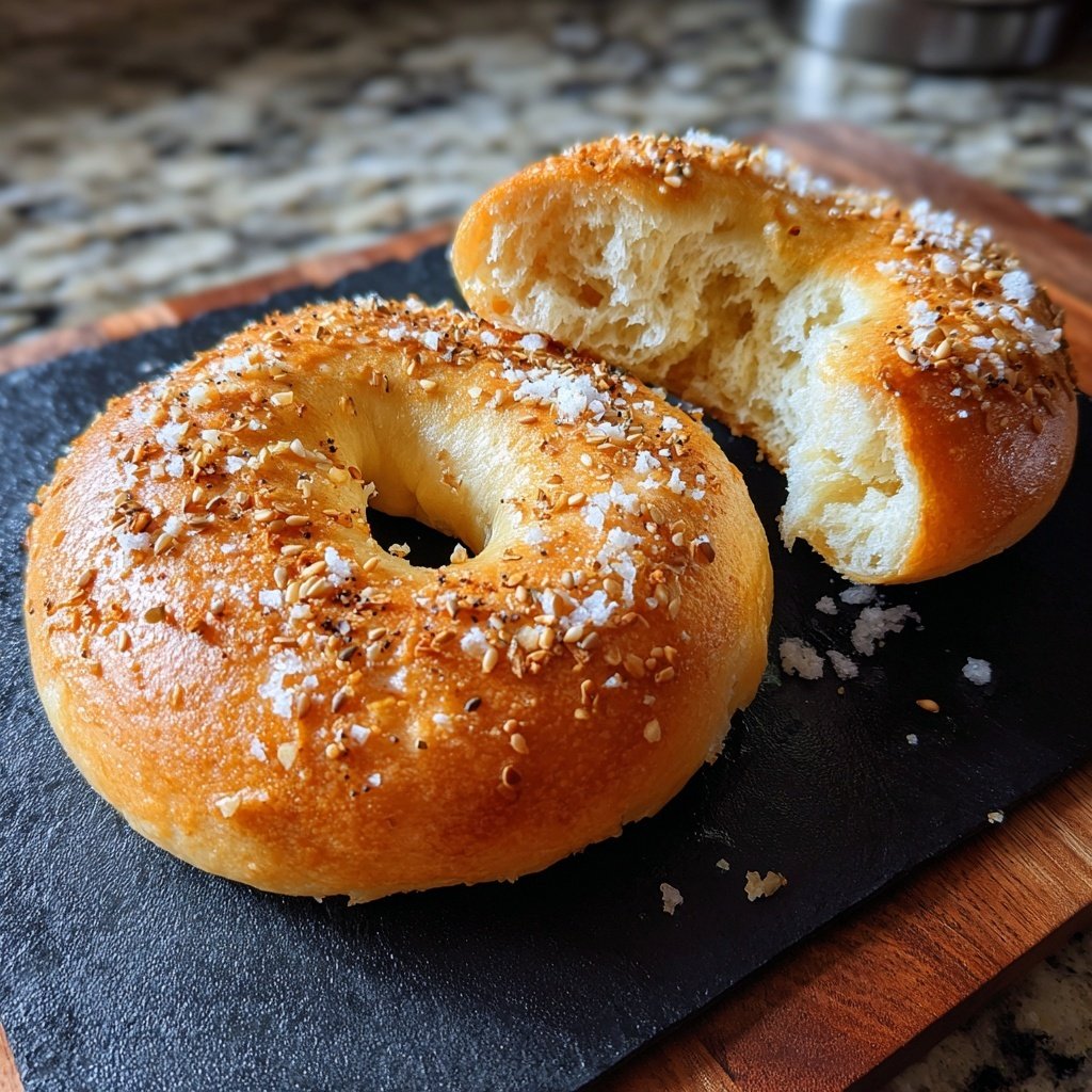 Crispy Air Fryer Yogurt Bagels