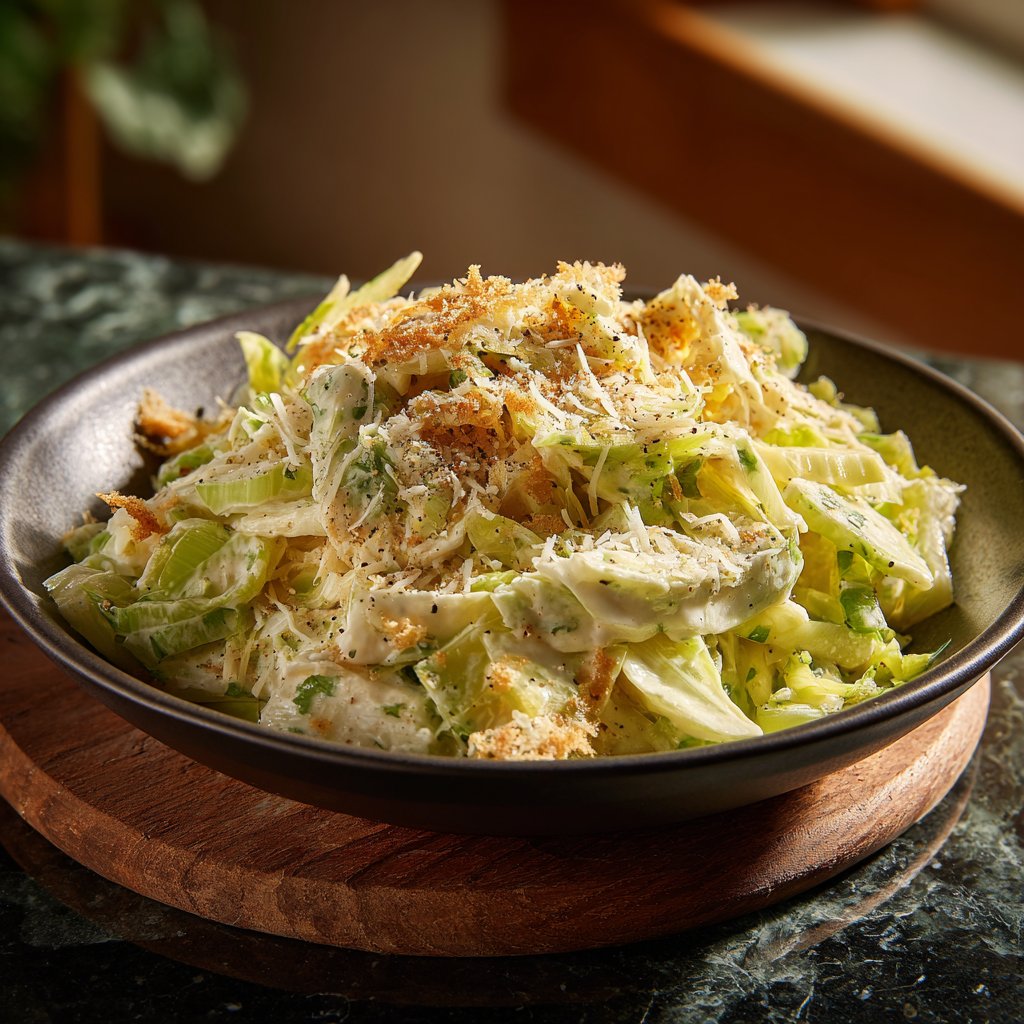 Creamy Celery Salad With Parmesan